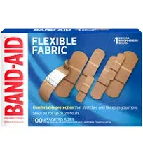 BAND-AID Adhesive Bandages Flexible Fabric