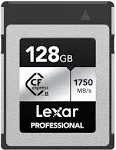 Lexar 128GB Professional CFexpress Type B Gold Series Memory Card