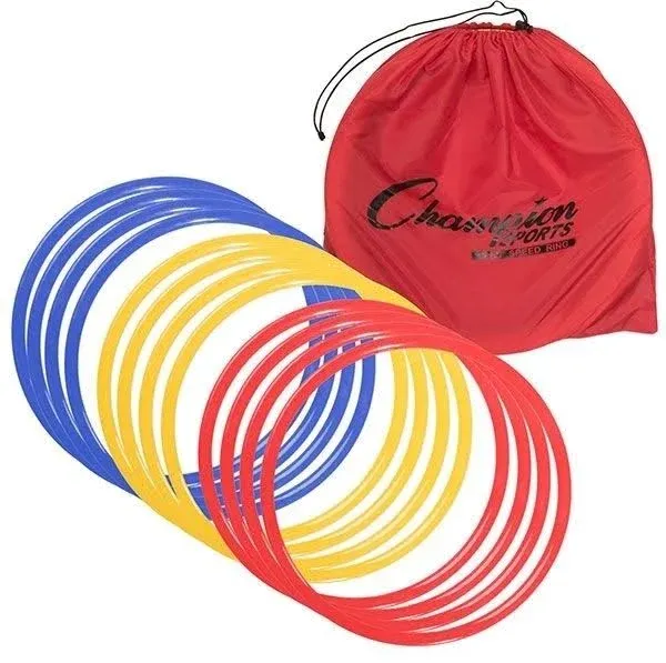 Champion Sports Speed Rings 16" 12 Pack