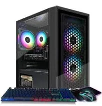 STGAubron Gaming PC Computer Desktop, Radeon RX 560 4G GDDR5, Intel Core i5 3.2G up to 3.6G, 16G RAM, 512G SSD, 600M WiFi, BT 5.0, RGB Fan x 3, RGB Mouse Pad, Windows 10 Home