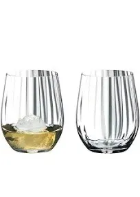 NEW Riedel Optical O Whisky Set 2pce