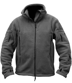 Refire Gear Men's Warm Military Tactical Fleece Hoodie Jacket