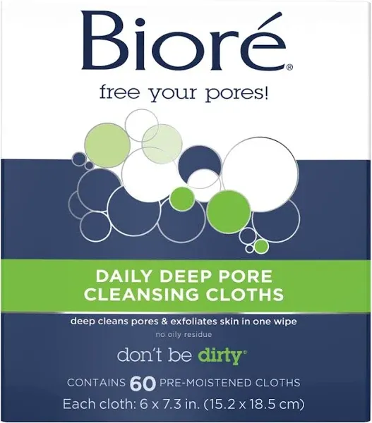 Bioré don't be dirty Daily Deep Pore Cleansing Cloths