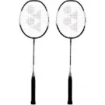 YONEX ZR 100 Light Aluminum Blend Badminton Racquet, Pack of 2