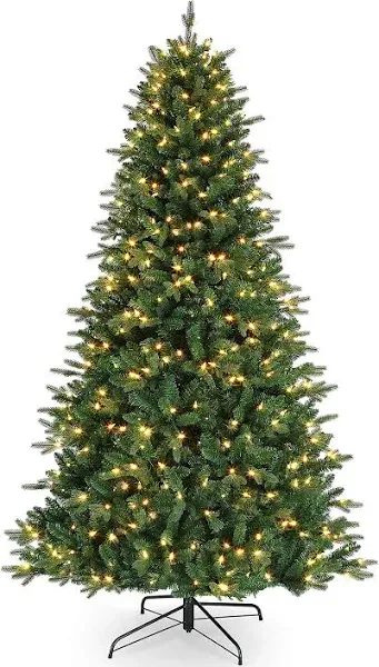 Mr. Christmas Alexa Compatible Smart Home Pre-Lit 5.0 Feet, Vermont Spruce