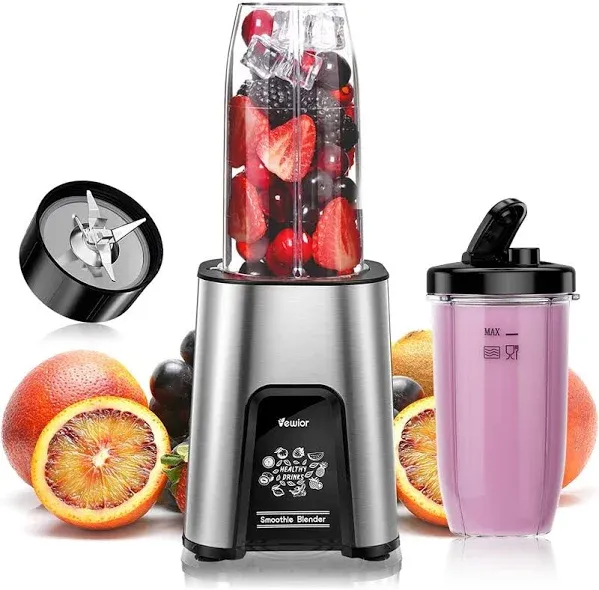 VEWIOR 900W Blender for Shakes and Smoothies, Personal Blenders for Kitchen with