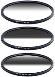 Ice Soft-Edge Graduated, Hard-Edge Graduated, and Reverse-Graduated Neutral Density Filter Kits (67mm)