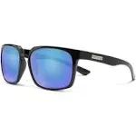 Suncloud Hundo Sunglasses Black / Blue Mirror Polarized