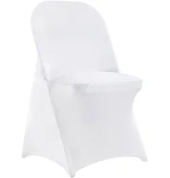 VEVOR Stretch Spandex Folding Chair Covers White