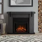 Real Flame - Aspen Electric Fireplace - Gray Barnwood