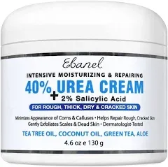 Urea Cream 40% Plus Salicylic Acid 4.6 Oz, Callus Remover Hand Cream Foot Cre...