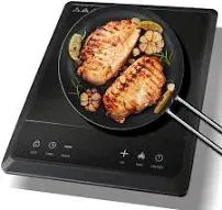 1600W Portable Induction Cooktop,Electr<wbr/>ic Induction Cooker and Burner,Counter<wbr/>top