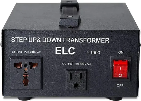 ELC T-1000+ 1000-Watt Voltage Converter Transformer