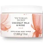 VICTORIA&#039;S SECRET COCONUT MILK &amp; ROSE CALM EXFOLIATING BODY SCRUB 13 OZ