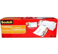 Scotch TL902 Thermal Laminator Roller System With Laminating Pouches