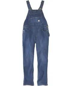 Carhartt Women's Rugged Flex Relaxed Fit Denim Bib Overall