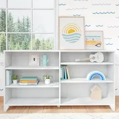 Max & Lily Classic 6-Shelf Bookcase