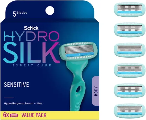 Schick Hydro Silk Razor Blade Refills