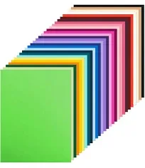 Livholic 108 Sheets Bright Hard Construction Paper Colorful Cardstock8.27x<wbr/>11....