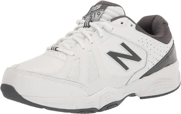 NWOB New Balance 519 Men&#039;s White Leather Cross-Training Shoes 8 4E Extra Wide