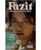 Fazit Makeup Patches - Gold - Face Glitter Makeup Speckles - Glow Up Makeup Patches - Face Glitter Speckles Patches - Cute Glitter Makeup Accessories for Women - Cosmetic Glitter for Face - 6 Count