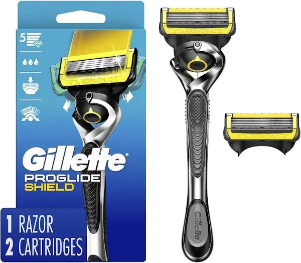 Gillette ProGlide Shield Men's Razor Handle + Blade Refills