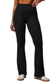 Fabletics Oasis PureLuxe High-Waisted Pocket Kick Flare NWT Black Size Small