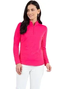 Ibkul Solid Mock Neck Top- Mock