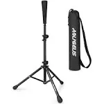 AOLIGEIJS Baseball Tee Batting Tee Softball Tee Portable Travel Hitting Tee,Easy Adjustable Height,Stable Tripod Stand