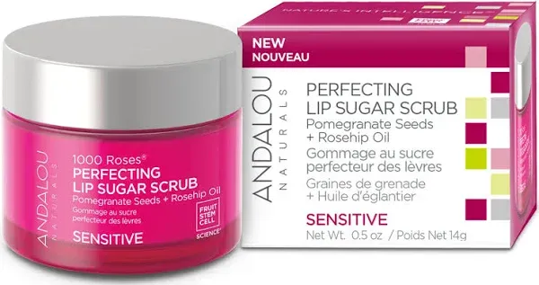 Andalou Sensitive 1000 Roses Perfecting Lip Sugar Scrub