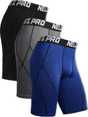 NELEUS Men&#039;s Compression Shorts Pack of 3