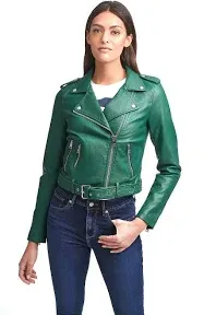 Levi's Women's Belted Faux Leather Moto Jacket (Regular & Plus Size)