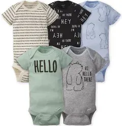 Gerber Baby Boys Short Sleeve Onesies Bodysuits