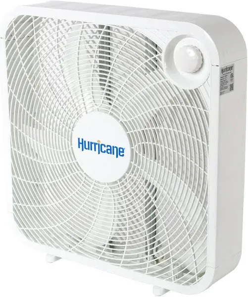 Hurricane Classic 20&#034; Floor Box Fan – Compact and Portable, Powerful and Quiet 3