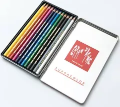 Caran d'Ache Supracolor Soft Aquarelle Pencil Set - Assorted Colors, Set of 80