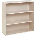 ECR4Kids Streamline 3-Shelf Storage Cabinet, 36in, White Wash