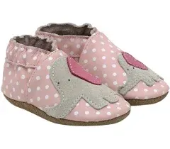 Robeez Baby Girls Little Peanut Soft Shoes