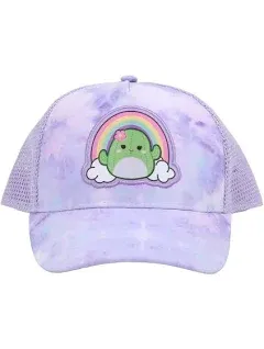 Squishmallows Rainbow Tie Dye Youth Baseball Cap