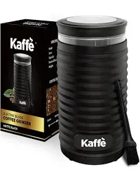 Kaffe Electric Coffee Bean Grinder w/Cleaning Brush - Easy On/Off - Perfect f...