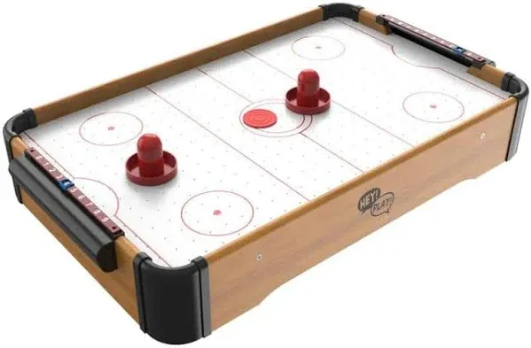 Air Hockey Table for Kids by Hey! Play! (22 Inches)