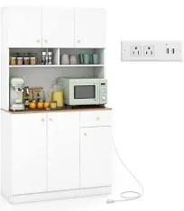 Costway 71" Tall Pantry Cabinet