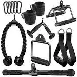 Cable Machine Attachment Set LAT Pulldown Attachments Weight Machine Accessories