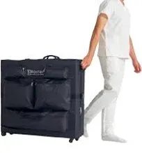 Master Massage Luggage Style Wheeled Massage Table Carrying Case 27â€\x9d to 32â...