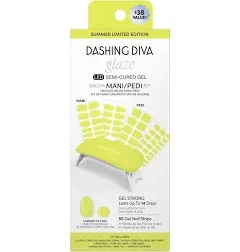 Dashing Diva Glaze Semi-Cured Gel Mani/Pedi Kit