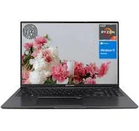 ASUS Vivobook 16 FHD+ Ryzen 7 Laptop, 16" FHD+ 1920 * 1200, AMD Ryzen 7 7730U (Beats Intel i7-1255U), 16GB RAM, 1TB SSD, Backlit KB, FP Reader, Touchpad, Webcam, HDMI, Wi-Fi 6, Windows 11 Home, Black