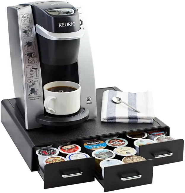 Amazon Basics Coffee Pod Storage Drawer for K-Cup Pods