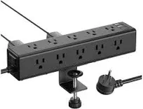 CCCEI Standing Desk Clamp Power Strip