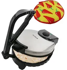 10inch Roti Maker by StarBlue with FREE Roti Warmer - The automatic Stainless