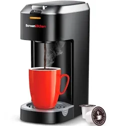 Bonsenkitchen Single Serve Coffee Maker-Fast Brewing Machine for K Cup Capsules