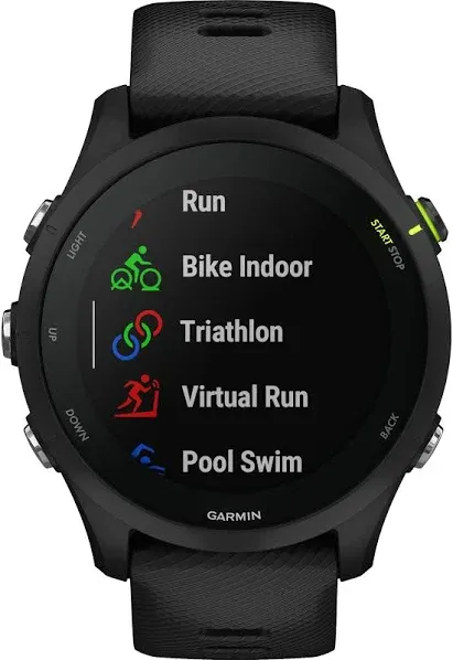 Garmin Forerunner® 255S Music, Smaller GPS Running Black USED EXCELLENT Cond